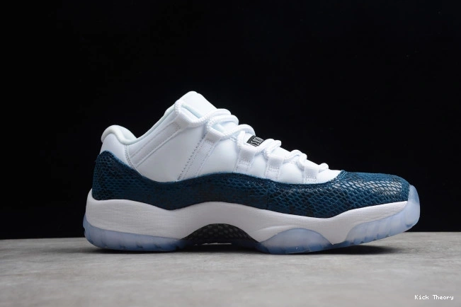 Kick Theory Air Blue CD6846-102 Jordan 11 Navy Snakeskin Low 0808